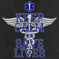 Keep Calm And Save Lives EMS Golf Towel