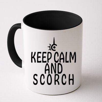 Keep Calm And Scorch FF14 Red Mage Coffee Mug