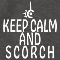 Keep Calm And Scorch FF14 Red Mage Vector Backpack