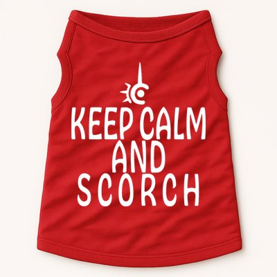 Keep Calm And Scorch FF14 Red Mage Doggie Tank