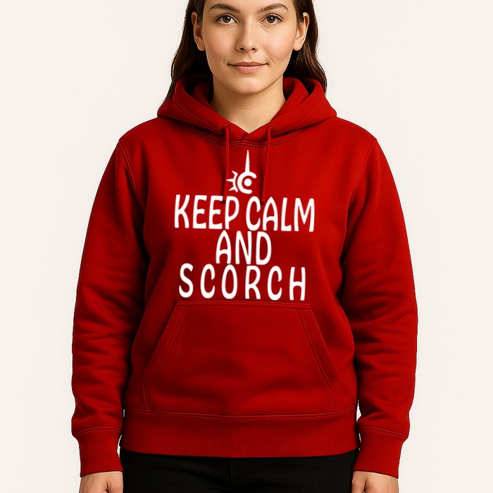 Keep Calm And Scorch FF14 Red Mage Hoodie