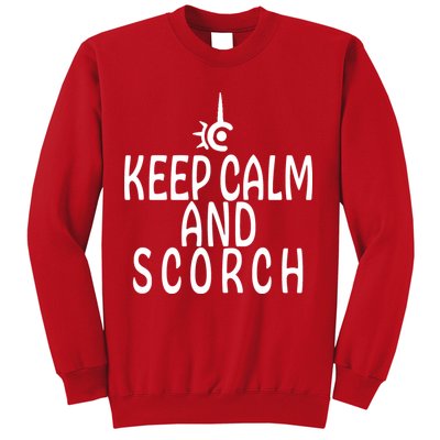 Keep Calm And Scorch FF14 Red Mage Sweatshirt