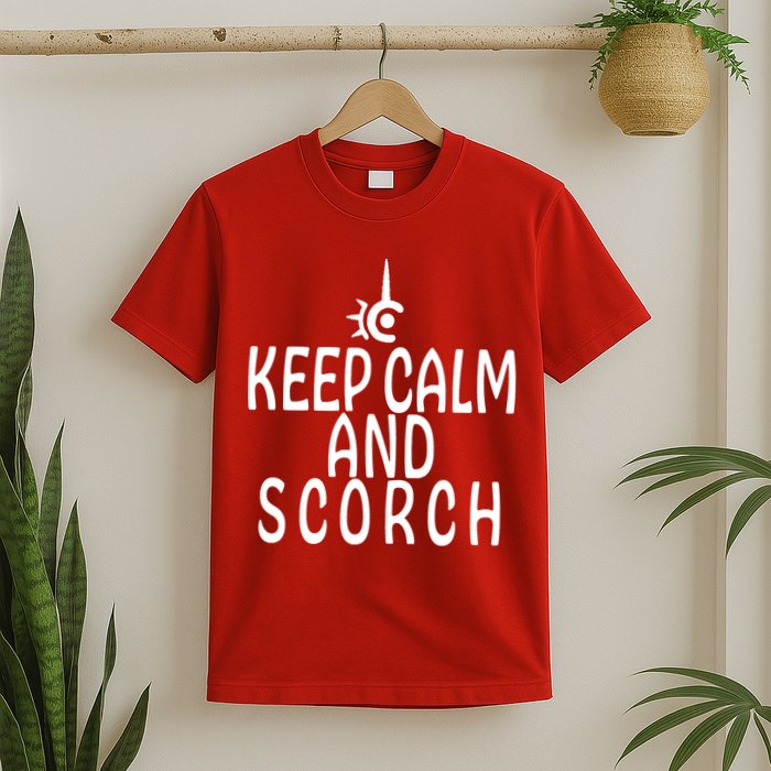Keep Calm And Scorch FF14 Red Mage T-Shirt