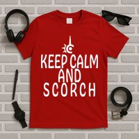 Keep Calm And Scorch FF14 Red Mage T-Shirt