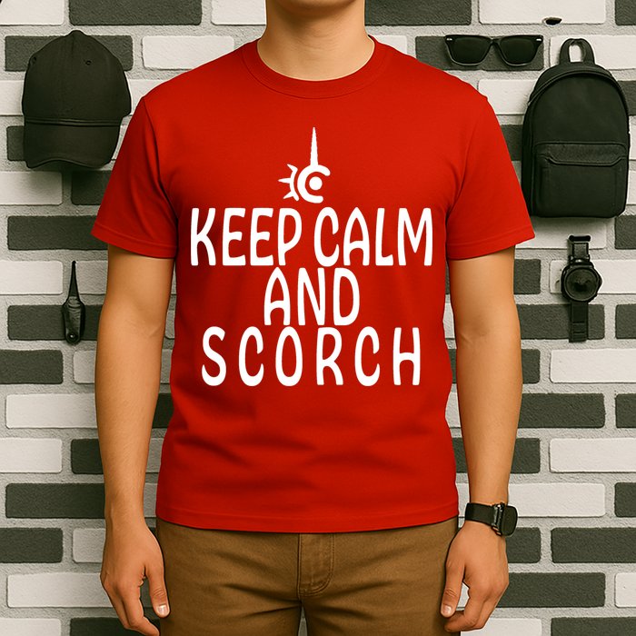 Keep Calm And Scorch FF14 Red Mage T-Shirt