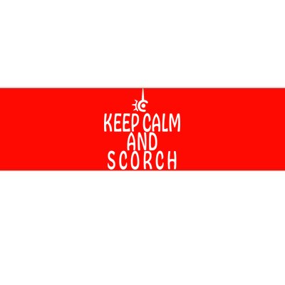 Keep Calm And Scorch FF14 Red Mage Bumper Sticker