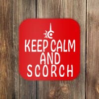 Keep Calm And Scorch FF14 Red Mage Coaster