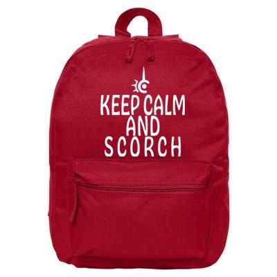 Keep Calm And Scorch FF14 Red Mage 16 in Basic Backpack