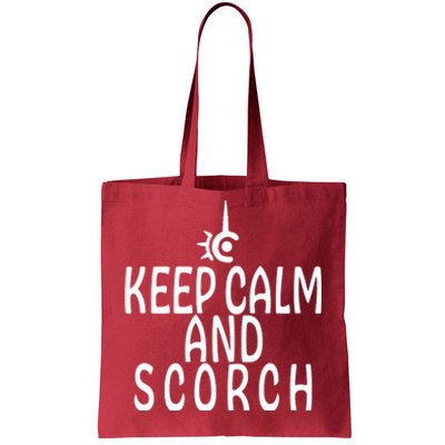 Keep Calm And Scorch FF14 Red Mage Tote Bag