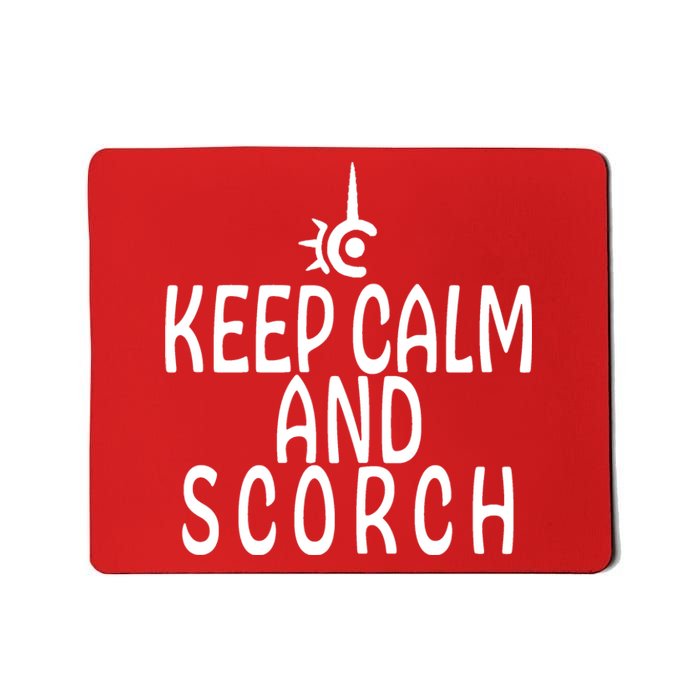 Keep Calm And Scorch FF14 Red Mage Mousepad