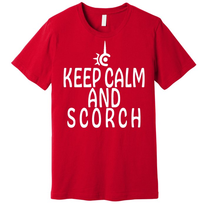 Keep Calm And Scorch FF14 Red Mage Premium T-Shirt