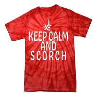 Keep Calm And Scorch FF14 Red Mage Tie-Dye T-Shirt