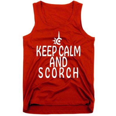 Keep Calm And Scorch FF14 Red Mage Tank Top