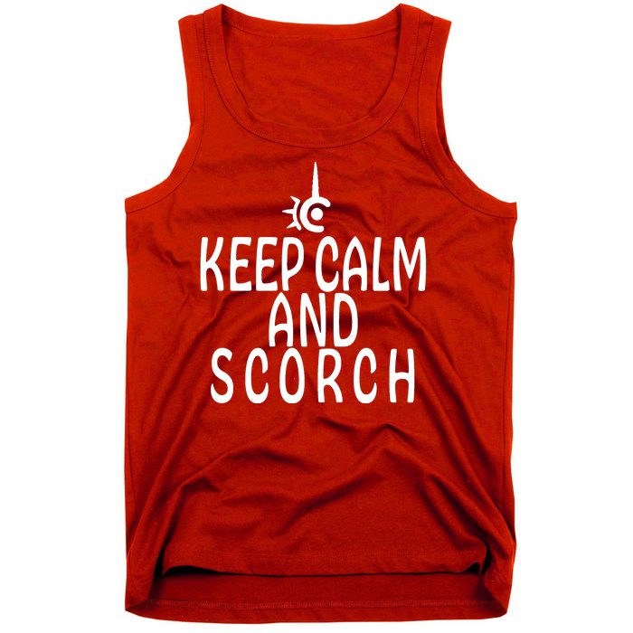 Keep Calm And Scorch FF14 Red Mage Tank Top