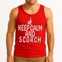 Keep Calm And Scorch FF14 Red Mage Tank Top