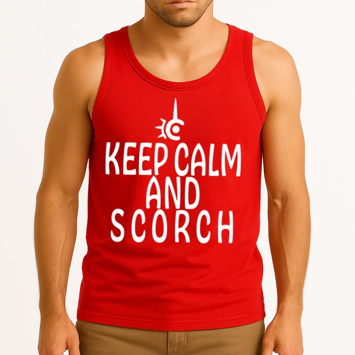 Keep Calm And Scorch FF14 Red Mage Tank Top