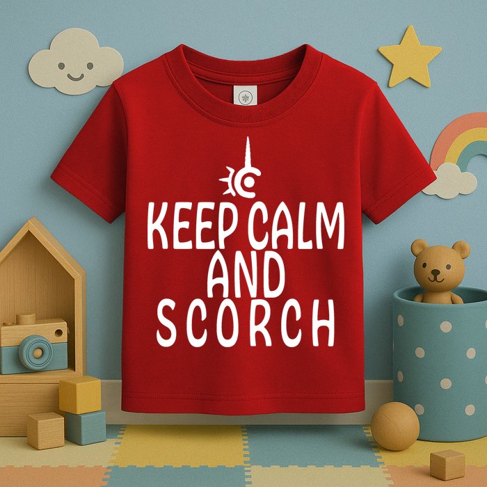 Keep Calm And Scorch FF14 Red Mage Toddler T-Shirt