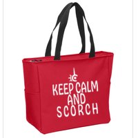 Keep Calm And Scorch FF14 Red Mage Zip Tote Bag