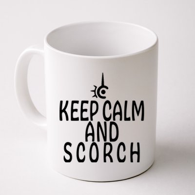 Keep Calm And Scorch FF14 Red Mage Coffee Mug