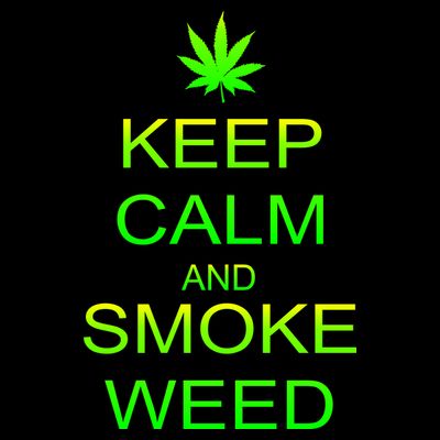 Keep Calm And Smoke Weed T-Shirt