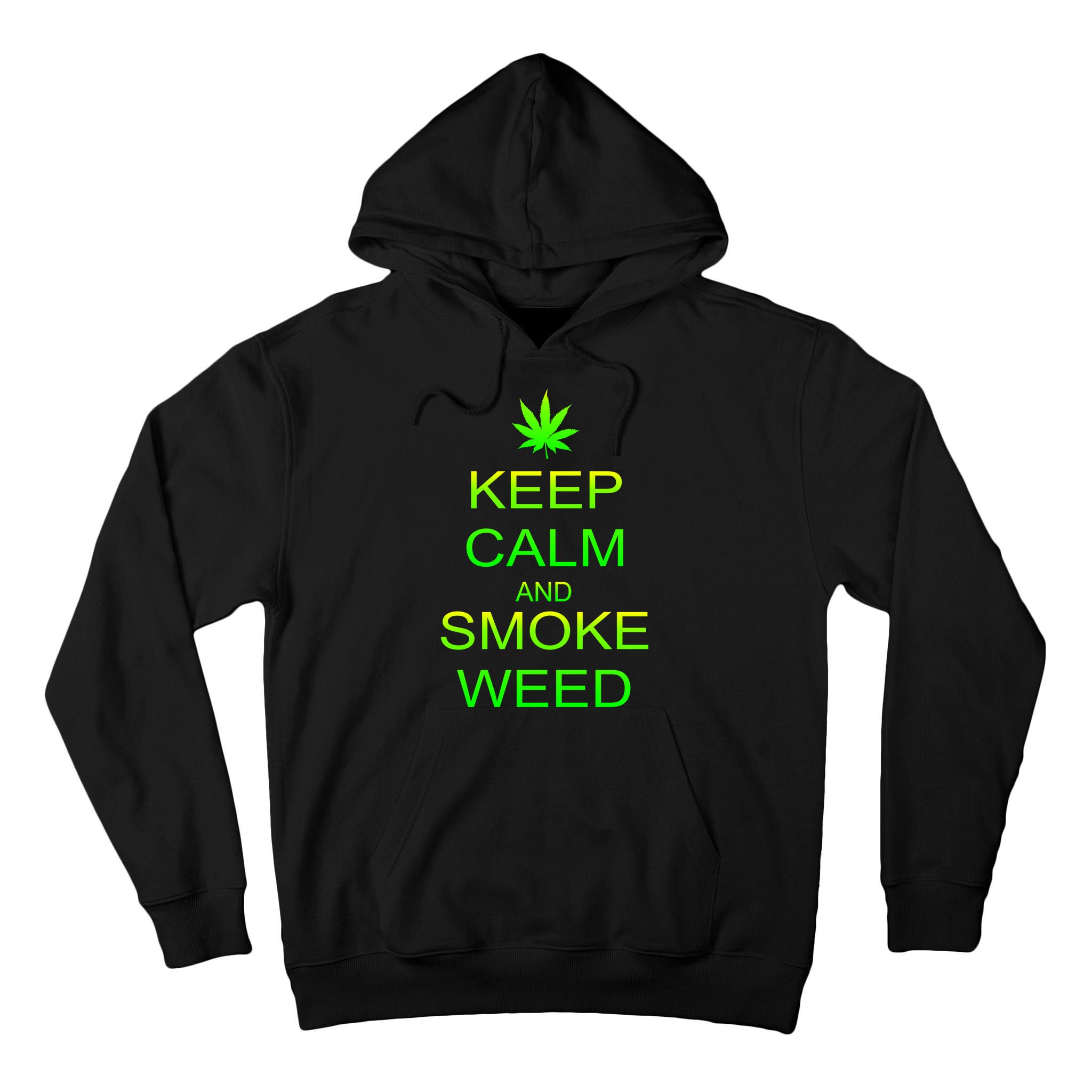 Keep Calm And Smoke Weed Tall Hoodie