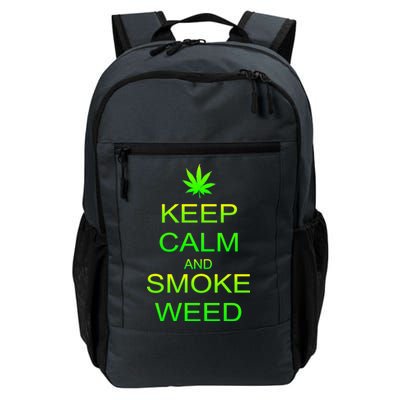 Keep Calm And Smoke Weed Daily Commute Backpack