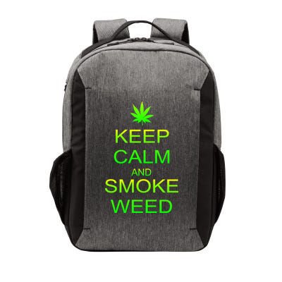 Keep Calm And Smoke Weed Vector Backpack