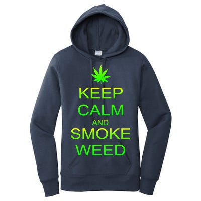 Keep Calm And Smoke Weed Women's Pullover Hoodie