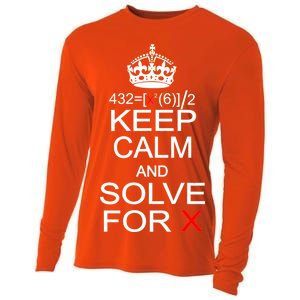 Keep Calm And Solve For X Cooling Performance Long Sleeve Crew