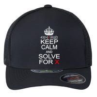 Keep Calm And Solve For X Flexfit Unipanel Trucker Cap
