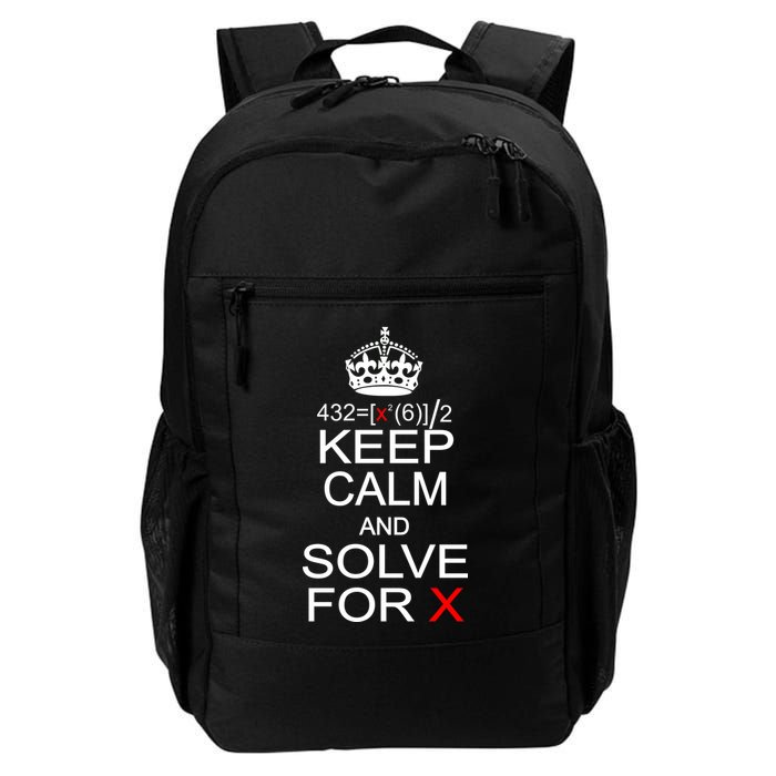 Keep Calm And Solve For X Backpack