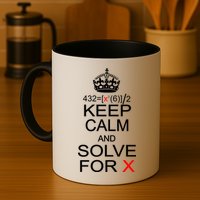 Keep Calm And Solve For X Mug