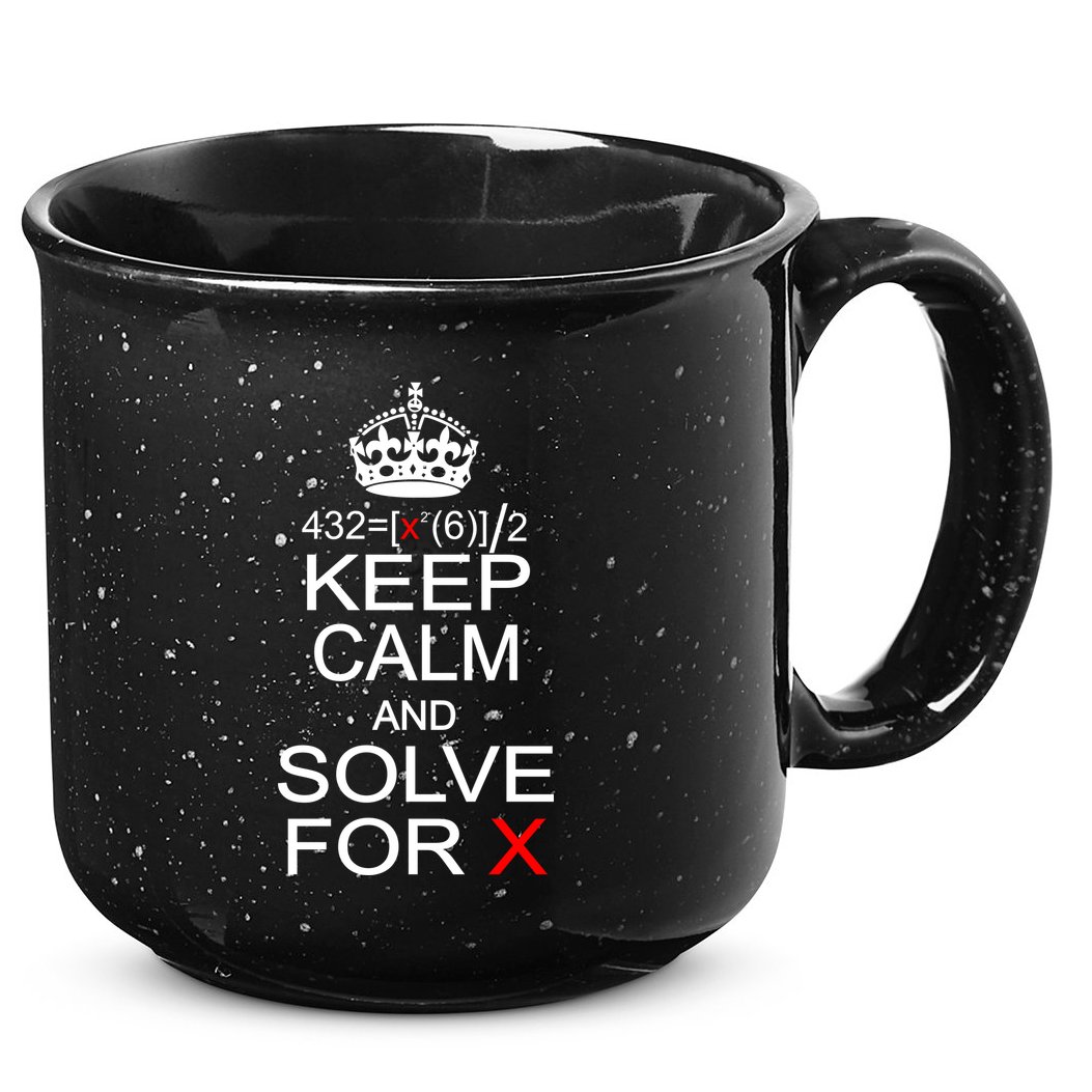 Keep Calm And Solve For X 15oz Campfire Ceramic Mug