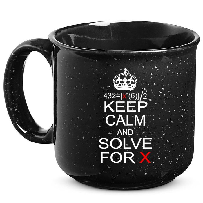 Keep Calm And Solve For X 15oz Campfire Ceramic Mug