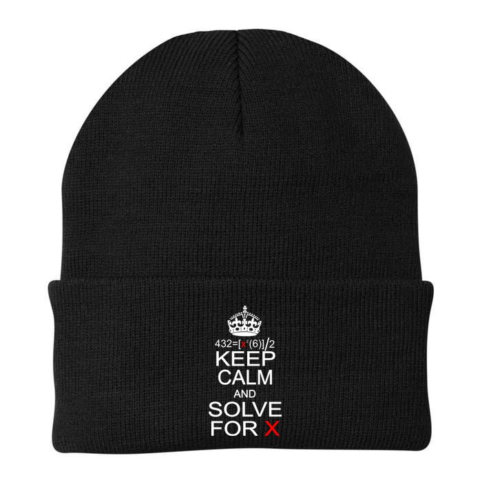 Keep Calm And Solve For X Beanie