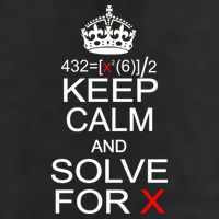 Keep Calm And Solve For X Beanie