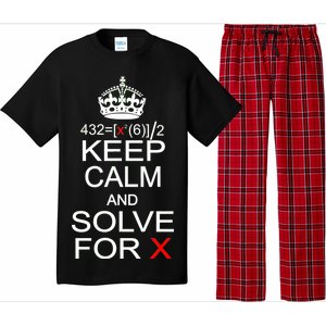 Keep Calm And Solve For X Pajama Set