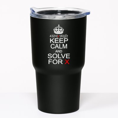 Keep Calm And Solve For X Tumbler