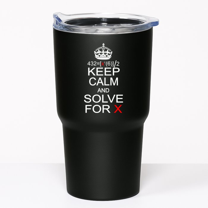 Keep Calm And Solve For X Tumbler