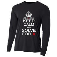 Keep Calm And Solve For X Cooling Performance Long Sleeve Crew