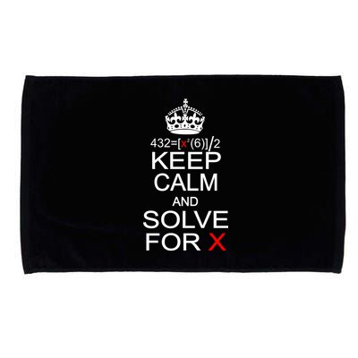 Keep Calm And Solve For X Microfiber Hand Towel