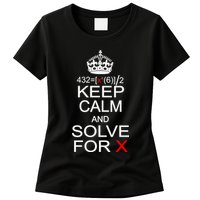 Keep Calm And Solve For X Womens T-Shirt