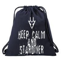 Keep Calm And Stardiver Dragoon FF14 Drawstring Bag