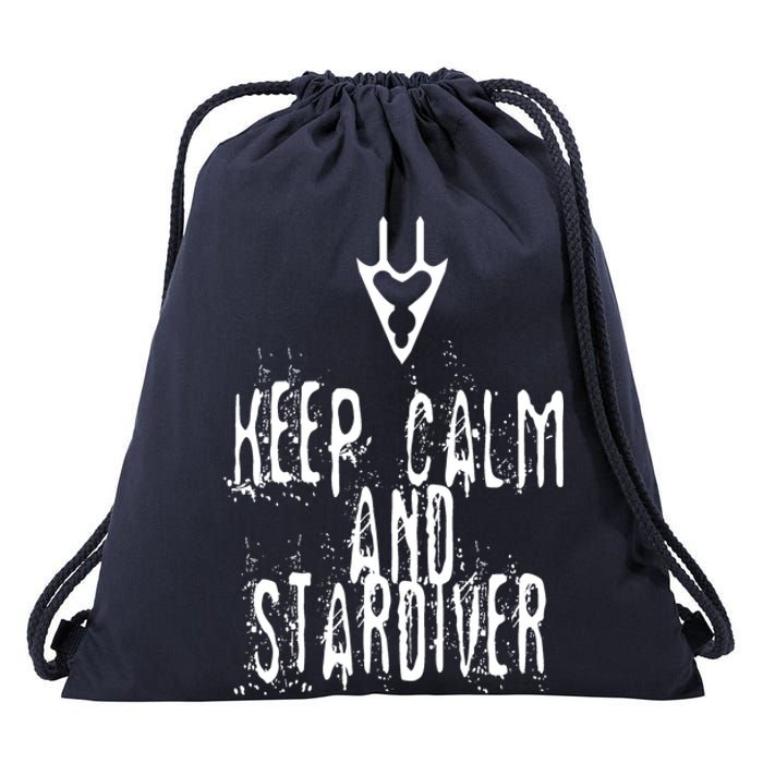 Keep Calm And Stardiver Dragoon FF14 Drawstring Bag