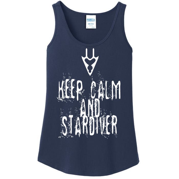 Keep Calm And Stardiver Dragoon FF14 Ladies Essential Tank