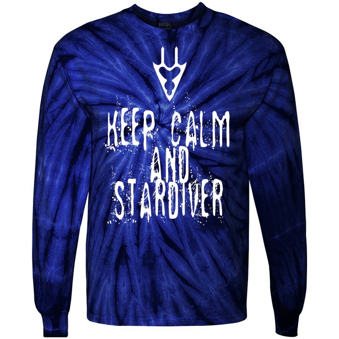 Keep Calm And Stardiver Dragoon FF14 Tie-Dye Long Sleeve Shirt