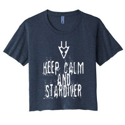 Keep Calm And Stardiver Dragoon FF14 Crop Top