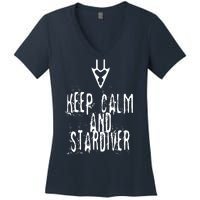 Keep Calm And Stardiver Dragoon FF14 Women's V-Neck T-Shirt