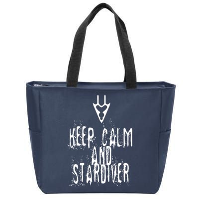 Keep Calm And Stardiver Dragoon FF14 Zip Tote Bag