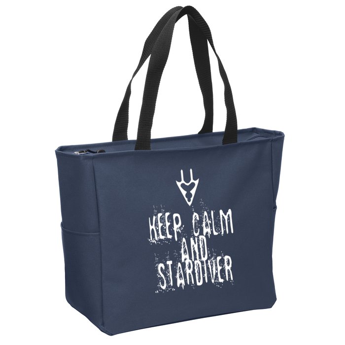 Keep Calm And Stardiver Dragoon FF14 Zip Tote Bag